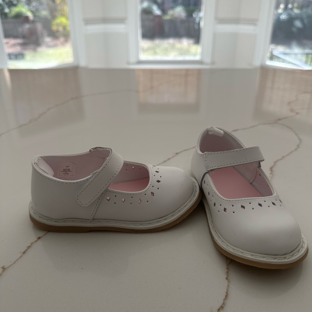 Kids White Mary Jane Shoes